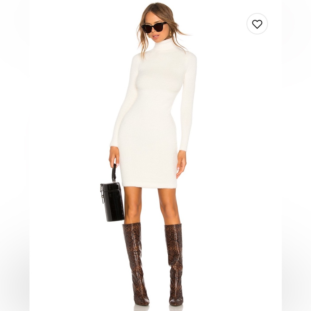 LPA Surrey Sweater Dress in Ivory